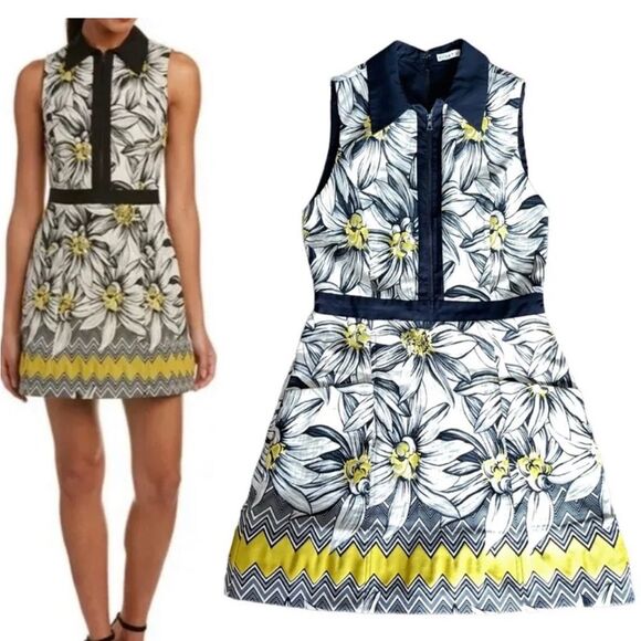 Alice + Olivia Floral Ellis Dress - Picture 1 of 14